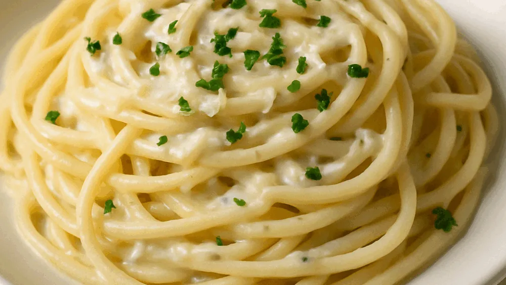 r&oacute;żne warianty spaghetti z sosem serowym