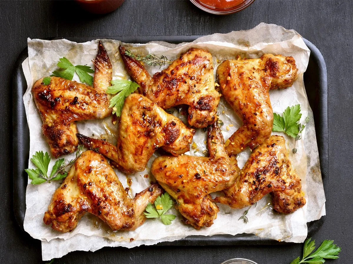 pieczone skrzydełka kurczaka w piekarniku