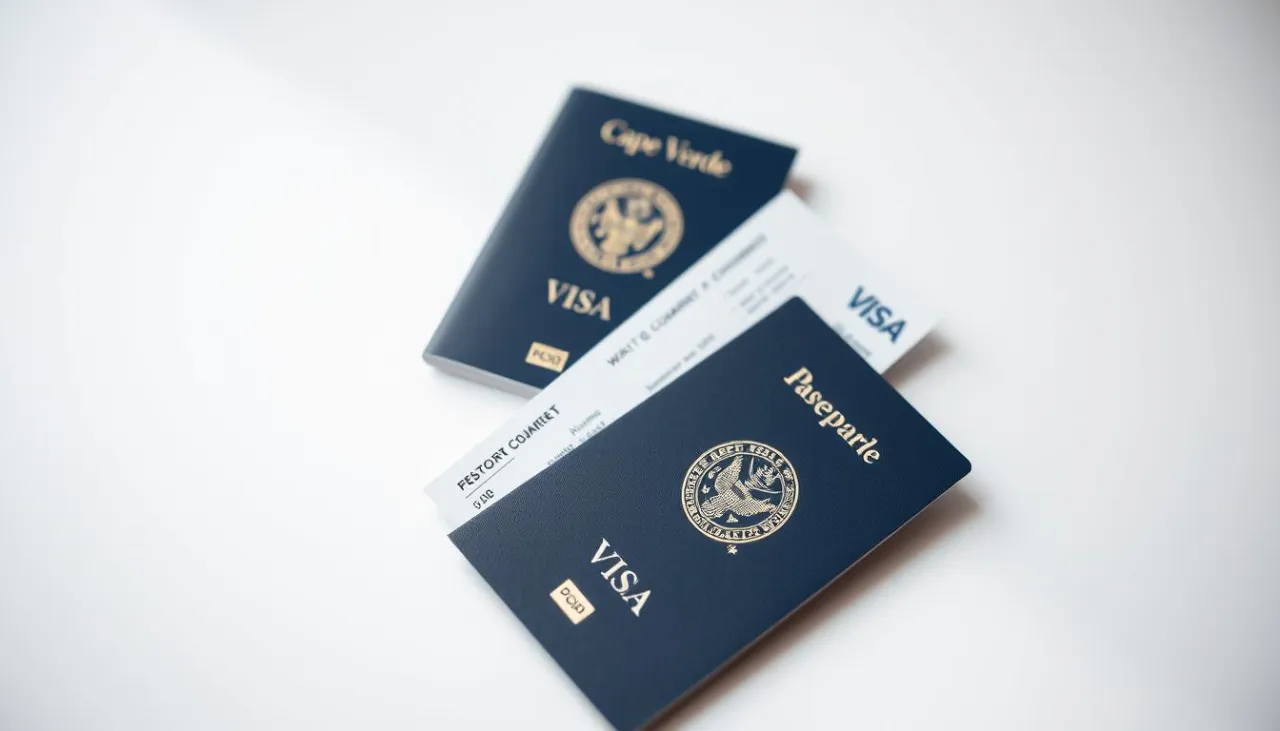 Paszport i bilet lotniczy na Wyspy Zielonego Przylądka