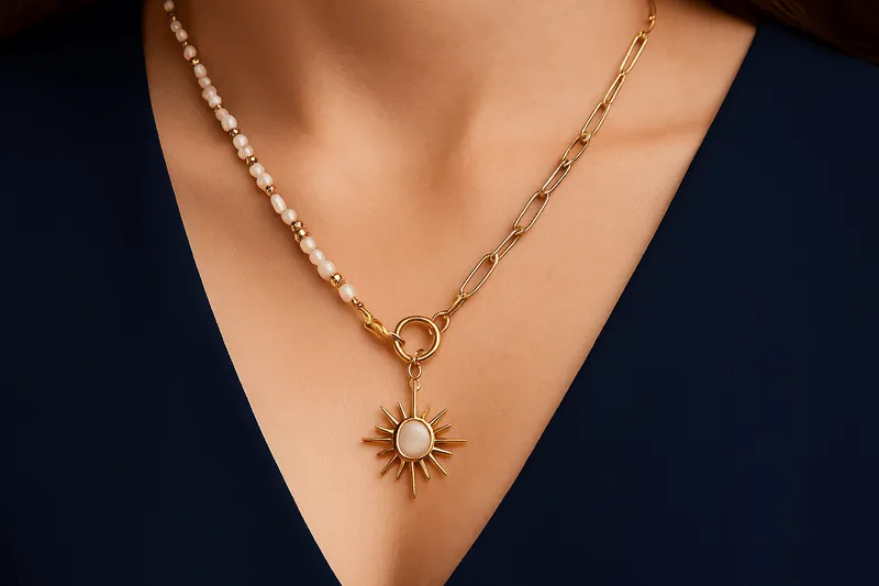 rodzaje dekoltów i dopasowana biżuteria naszyjniki