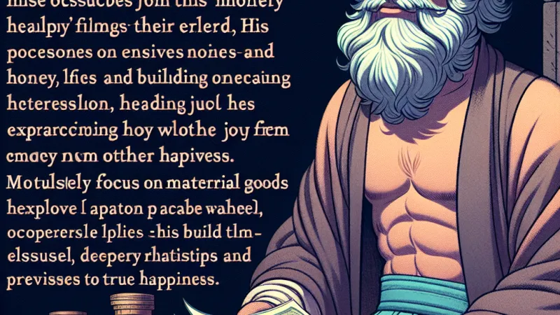 Harpagon Skąpiec chciwość pieniądze