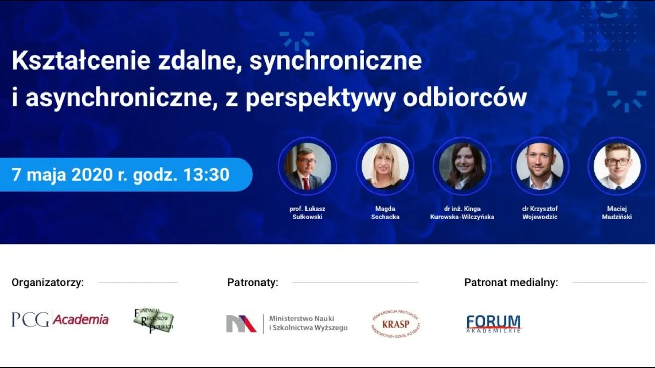 Modele nauczania zdalnego synchroniczne asynchroniczne