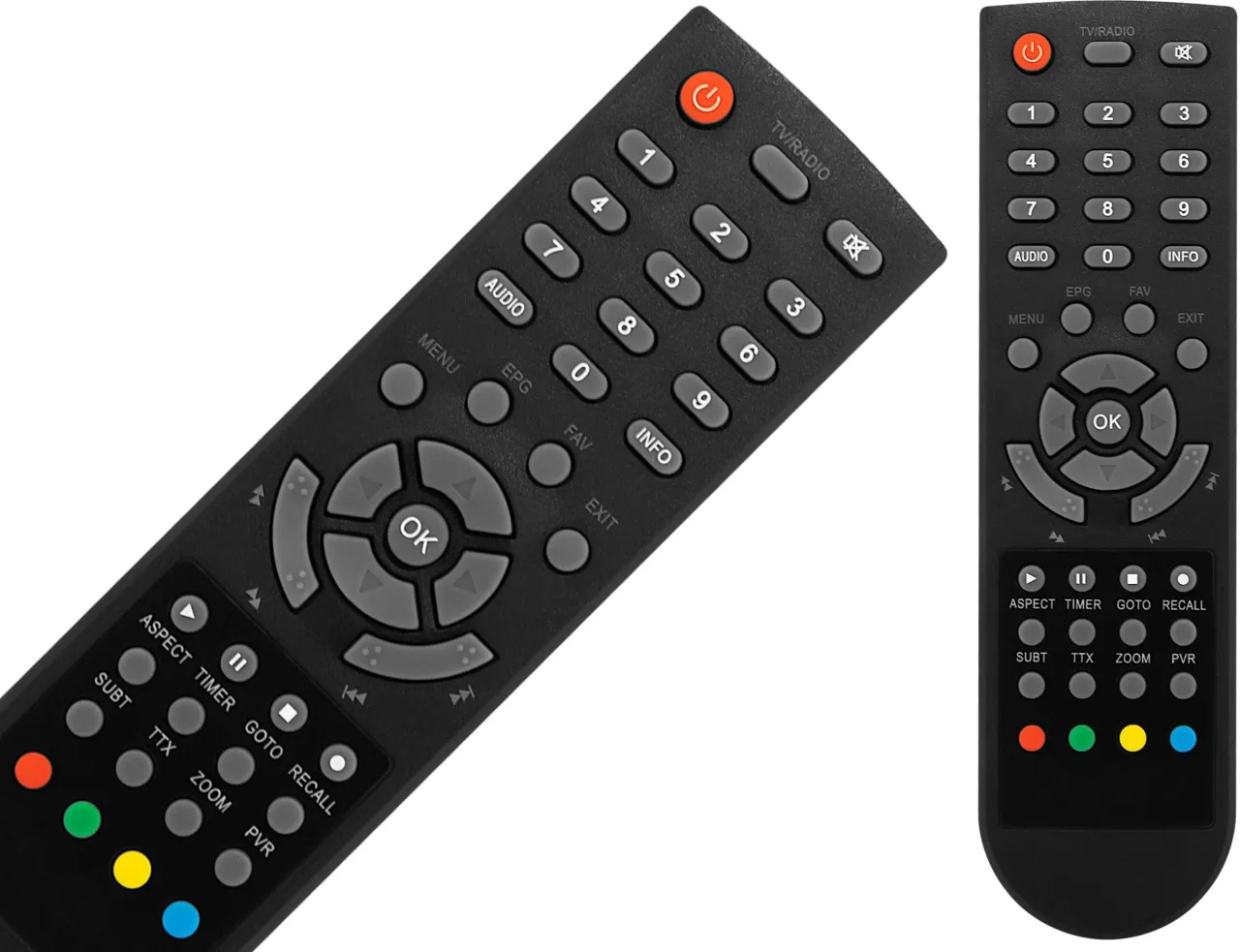 Uniwersalny pilot do dekodera DVB-T2