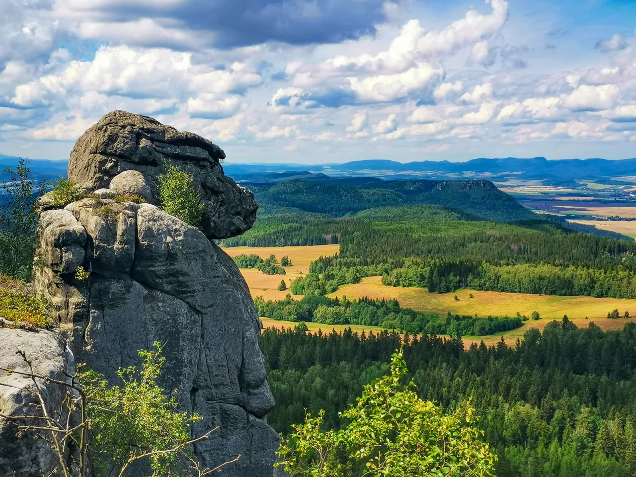 Szczeliniec Wielki krajobraz