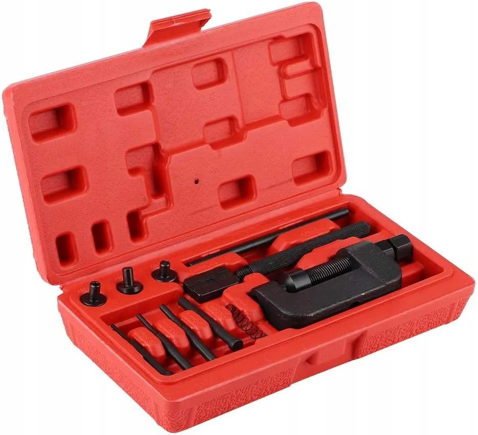 Szlifowanie nitów łańcucha motocyklowego