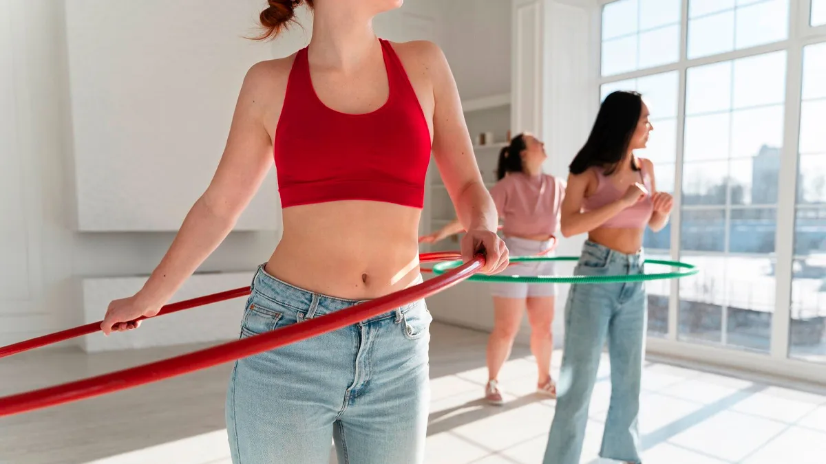 prawidłowa postawa hula hop