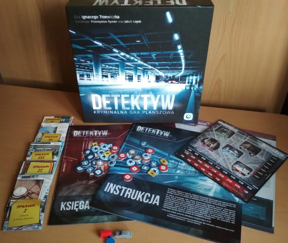 Detektyw Kryminalna Gra Planszowa baza Antares