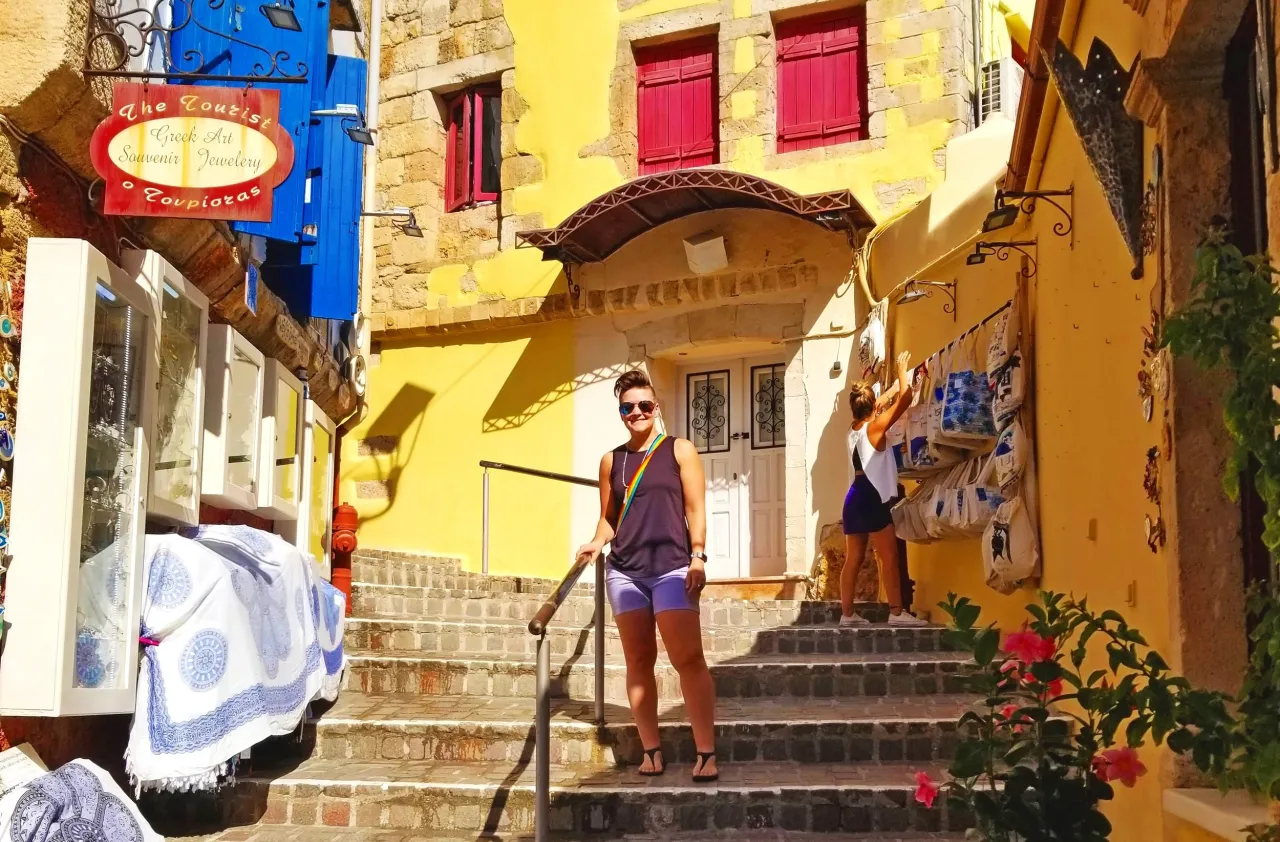 Chania Old Town food street