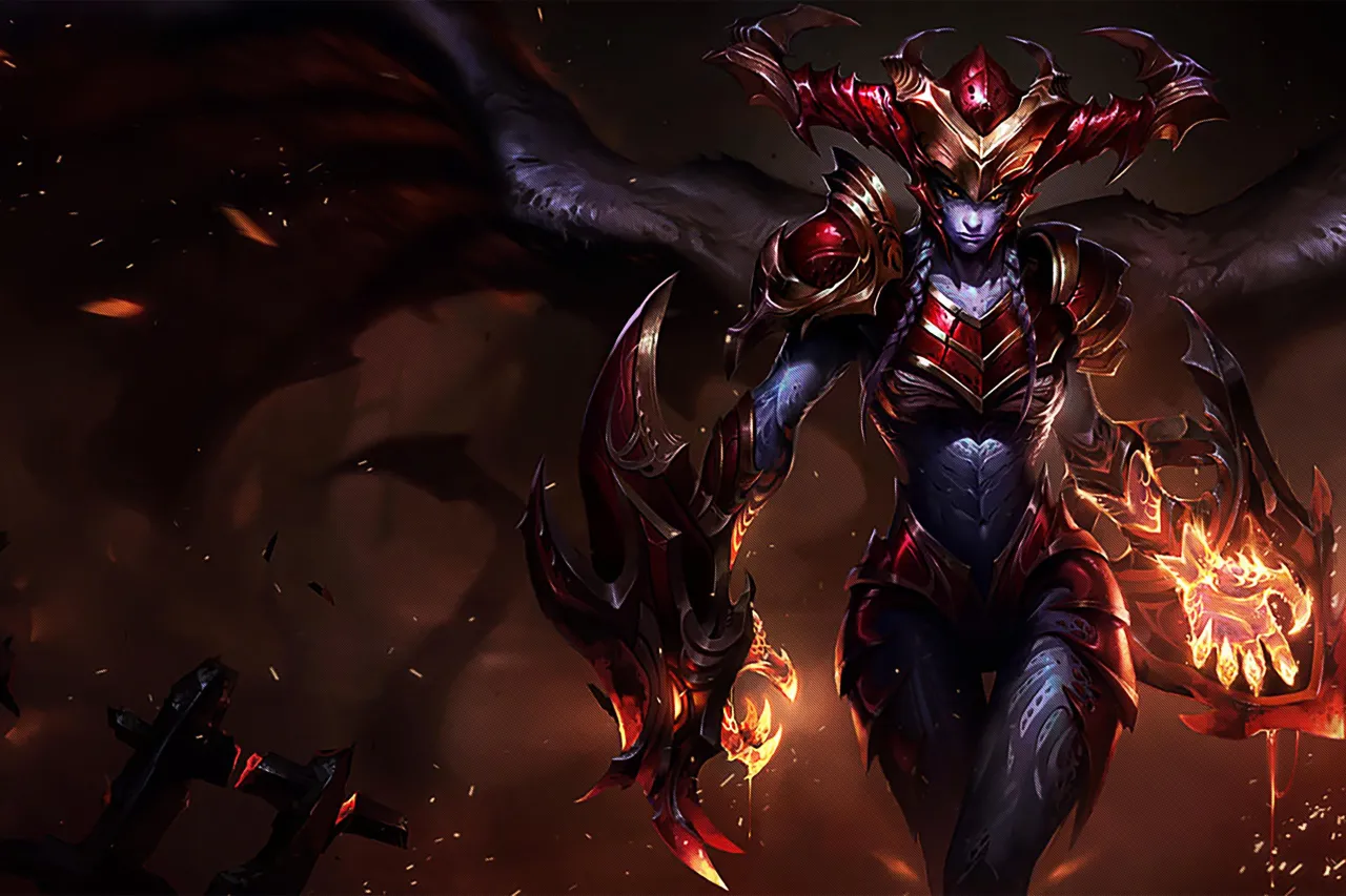 Gracz League of Legends w akcji