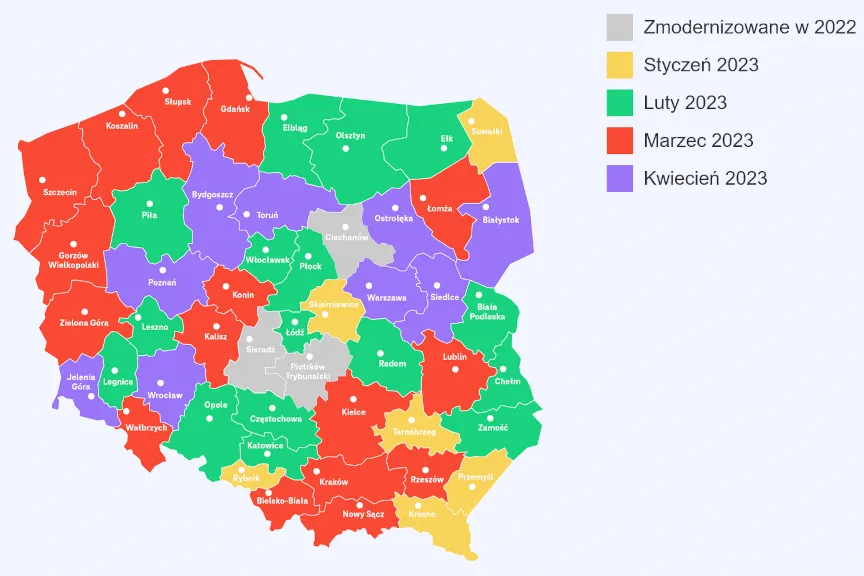 Harmonogram wyłączania sieci 2G 3G Polska operatorzy