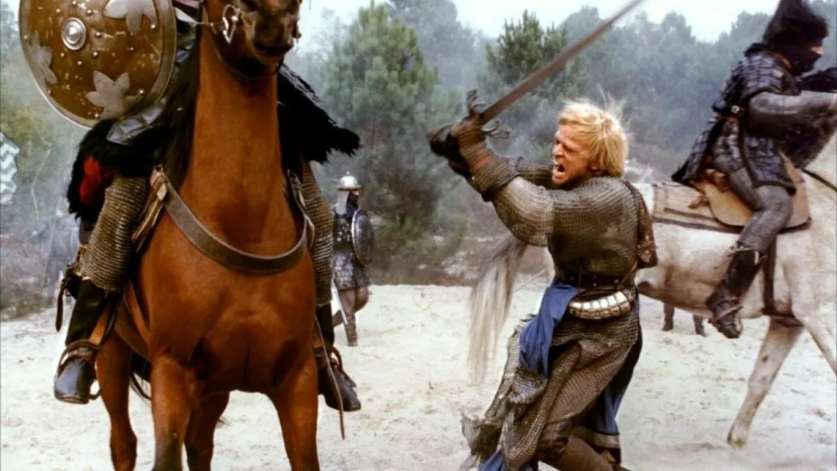 kadr z filmu La Chanson de Roland 1978 Frank Cassenti