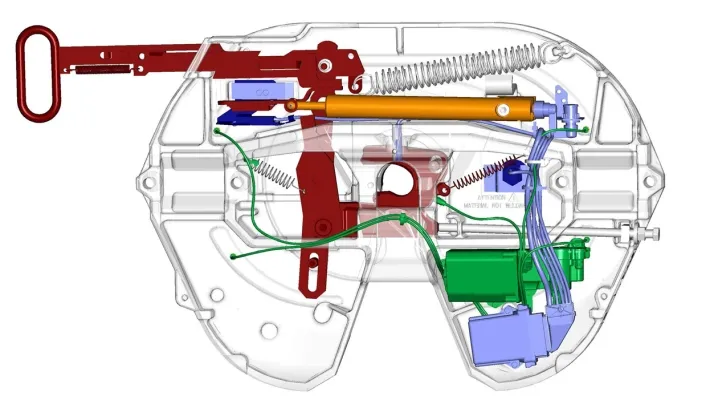 budowa ciągnika siodłowego schemat