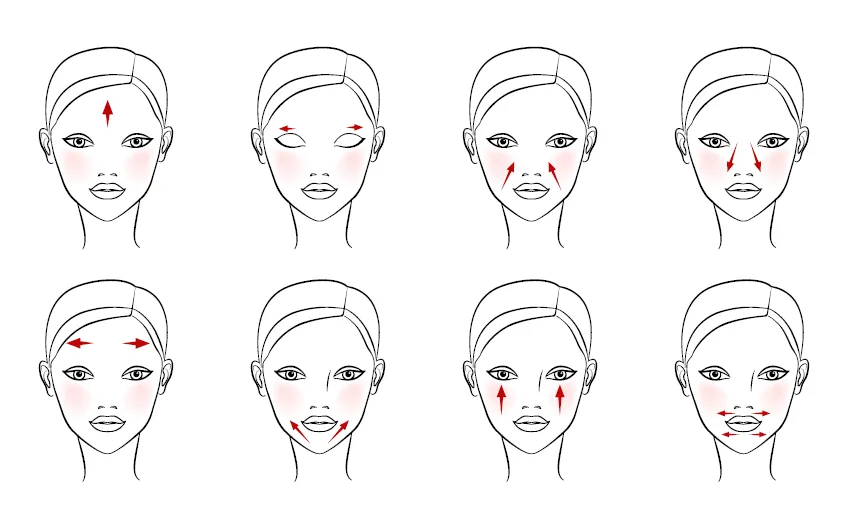 Techniki masażu twarzy rollerem