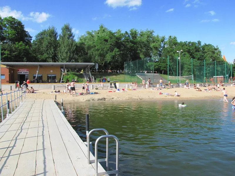 Jezioro Lusowskie plaża