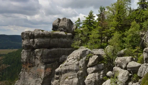 Szczeliniec Wielki Błędne Skały Park Narodowy Gór Stołowych
