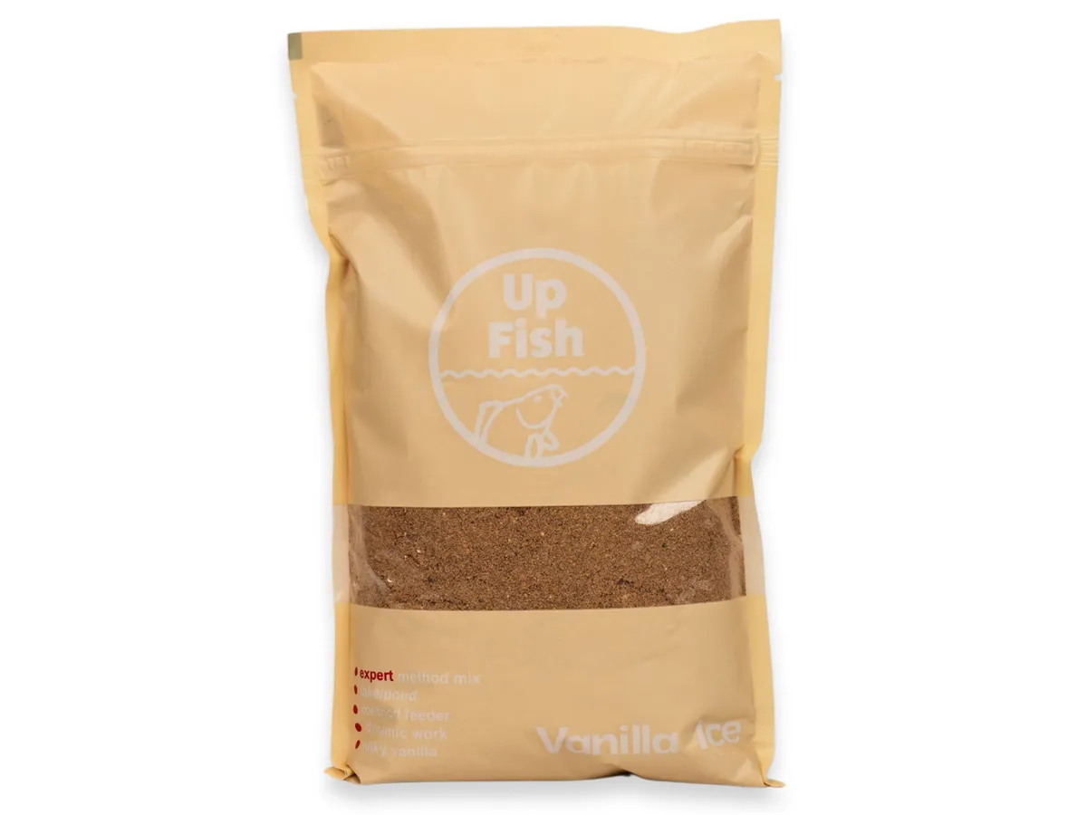 Zanęta na karpia feeder Up Fish Vanilla Ace. Mieszanka do metody, idealna na karpie.
