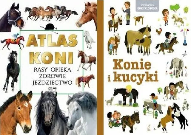 r&oacute;żne atlasy koni dla dzieci wiek