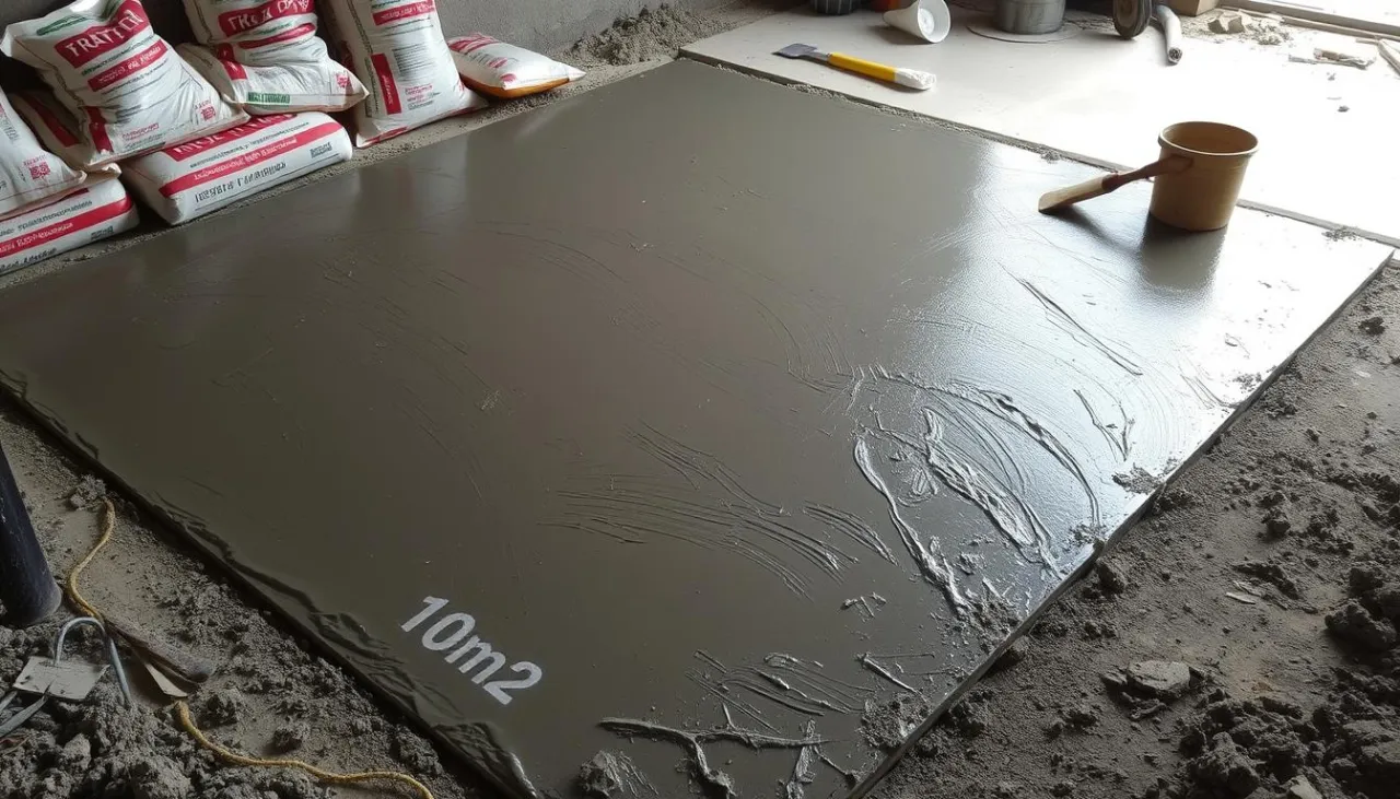 jak obliczyć zużycie wylewki wz&oacute;r