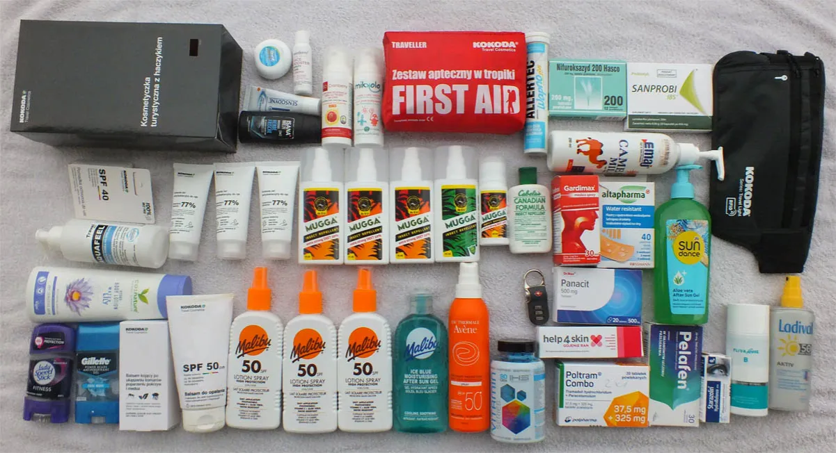 Apteczka podróżna do Egiptu