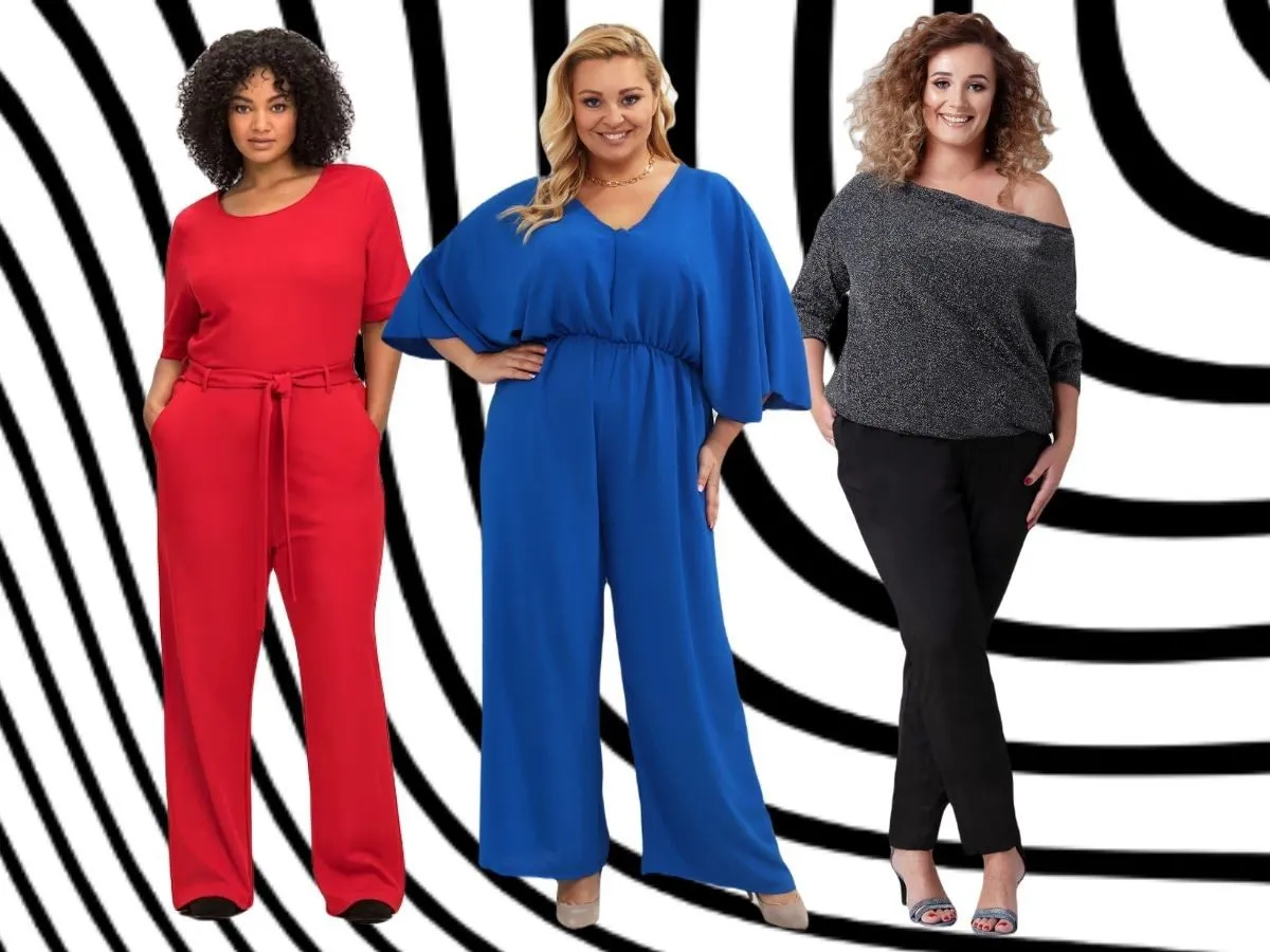 Kombinezon plus size stylizacje