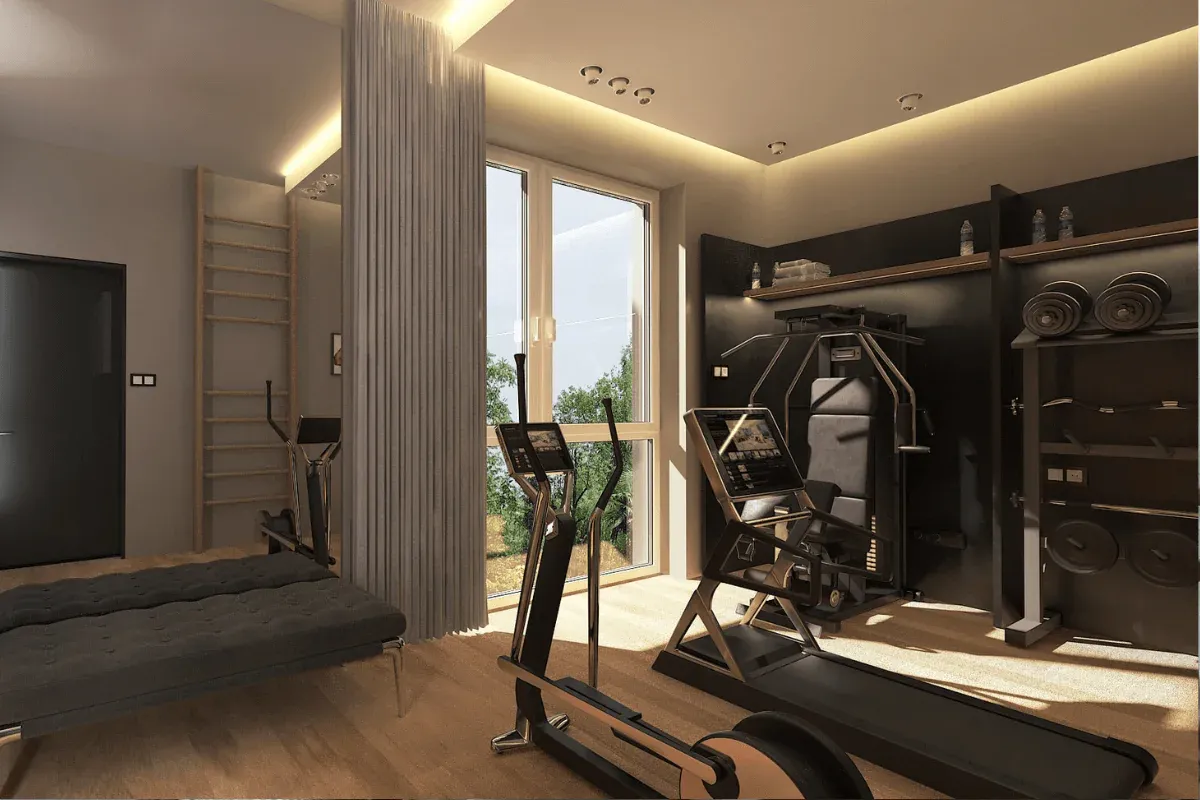 pomysły na małą domową siłownię