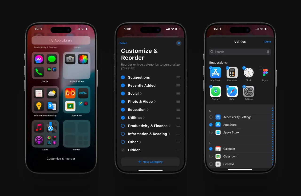 iPhone Biblioteka aplikacji