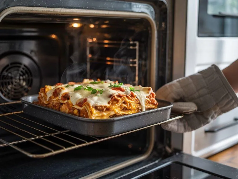 odgrzewanie lasagne w piekarniku