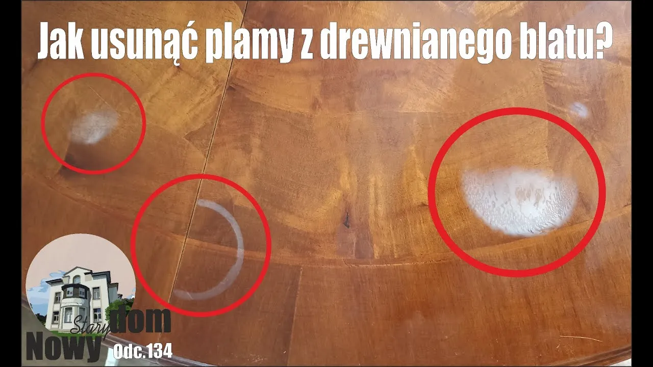Zdjęcie Jak usunąć plamy z drewnianego blatu? Skuteczne metody czyszczenia