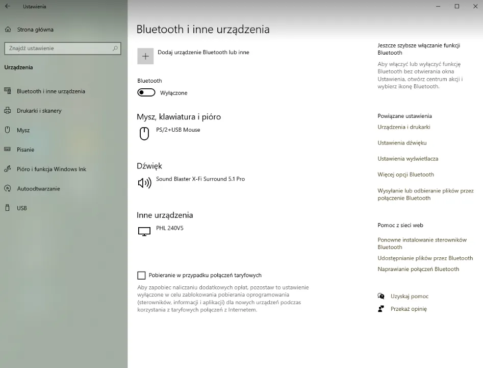 Bluetooth Windows 10 Centrum Akcji i Ustawienia