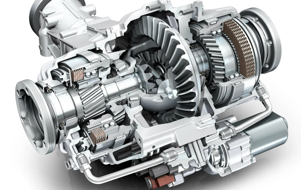 Przekładnia różnicowa, czyli szpera, to skomplikowany mechanizm z zębatkami i sprzęgłem, który zapewnia optymalne przeniesienie napędu.
