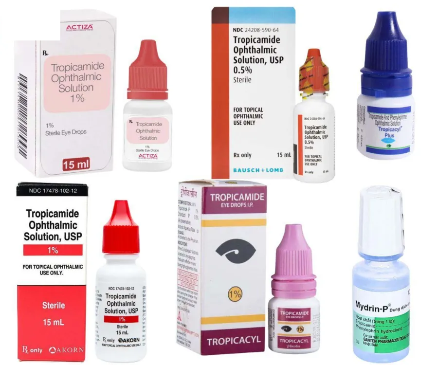 lekarz bada dno oka krople