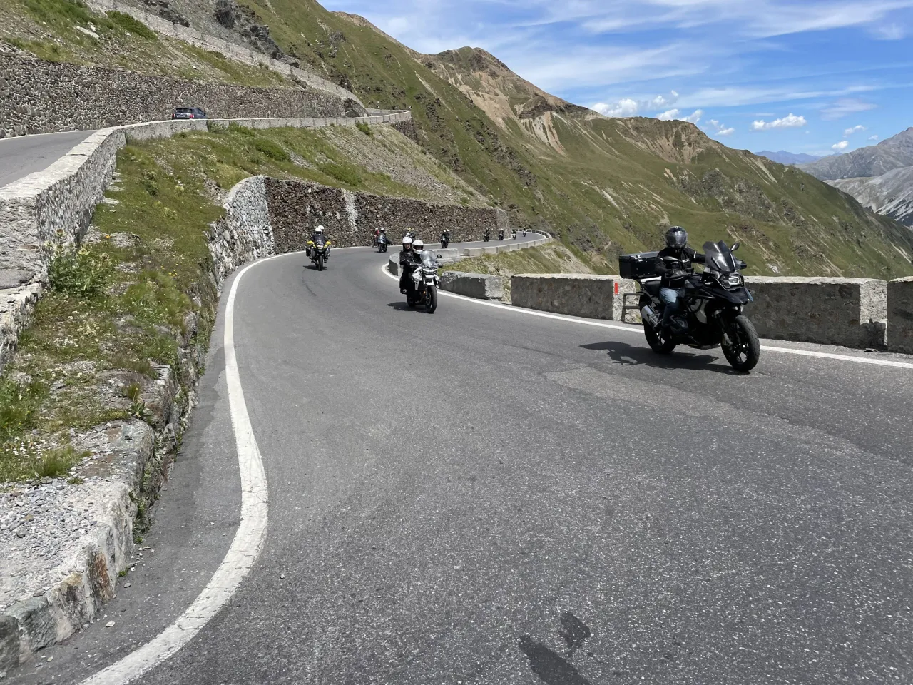 motocykl w górach europa wolność