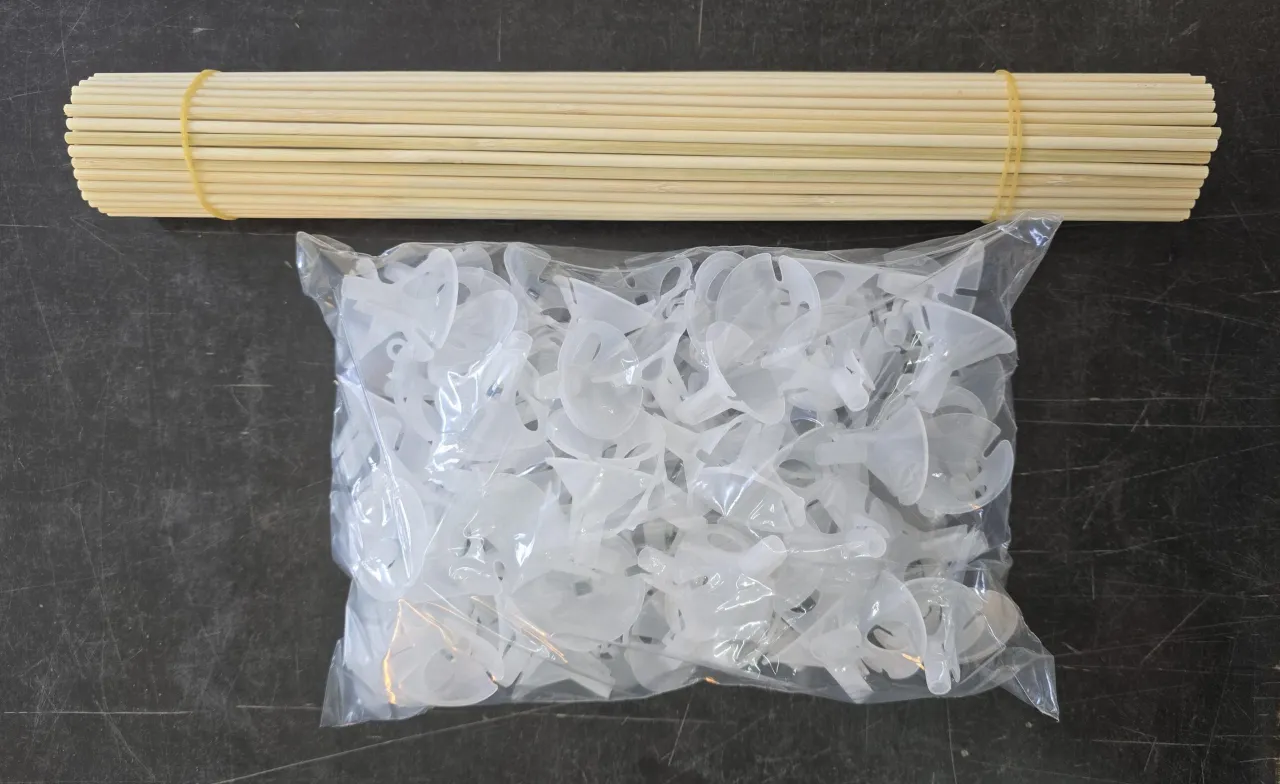 Jak zamontować balon na patyku z koszyczkiem schemat