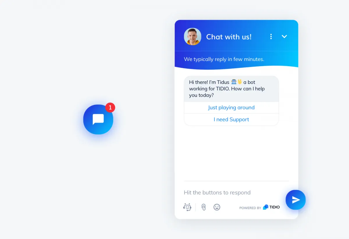 przykłady widget&oacute;w live chat