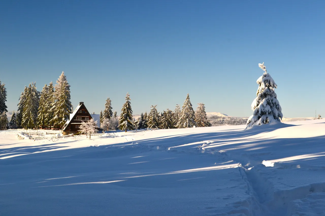 Hala Krawcula widok na Babią Górę i Pilsko