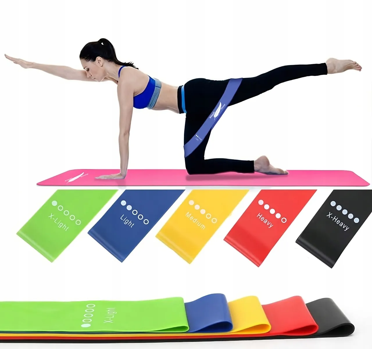 Tani sprzęt do ćwiczeń w domu skakanka gumy oporowe