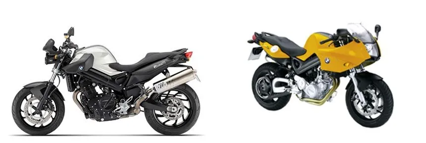 BMW F 800 R przed i po liftingu porównanie