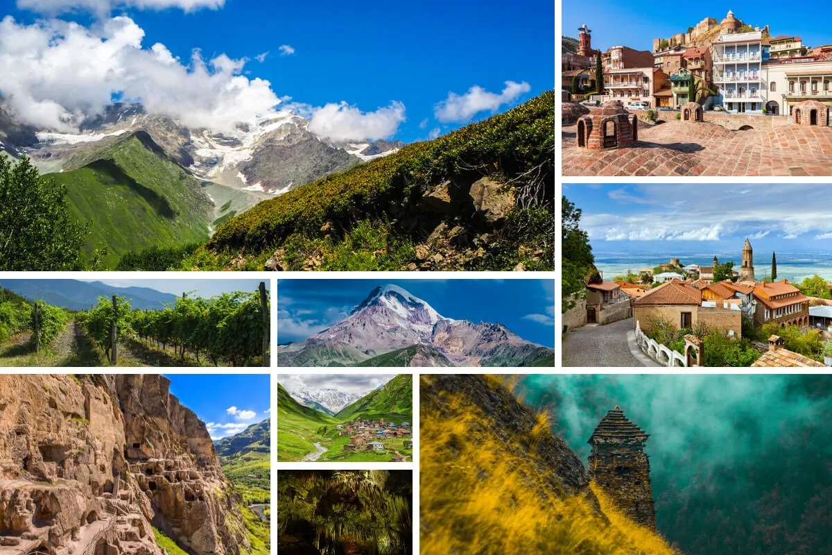 Gruzja krajobrazy turystyka