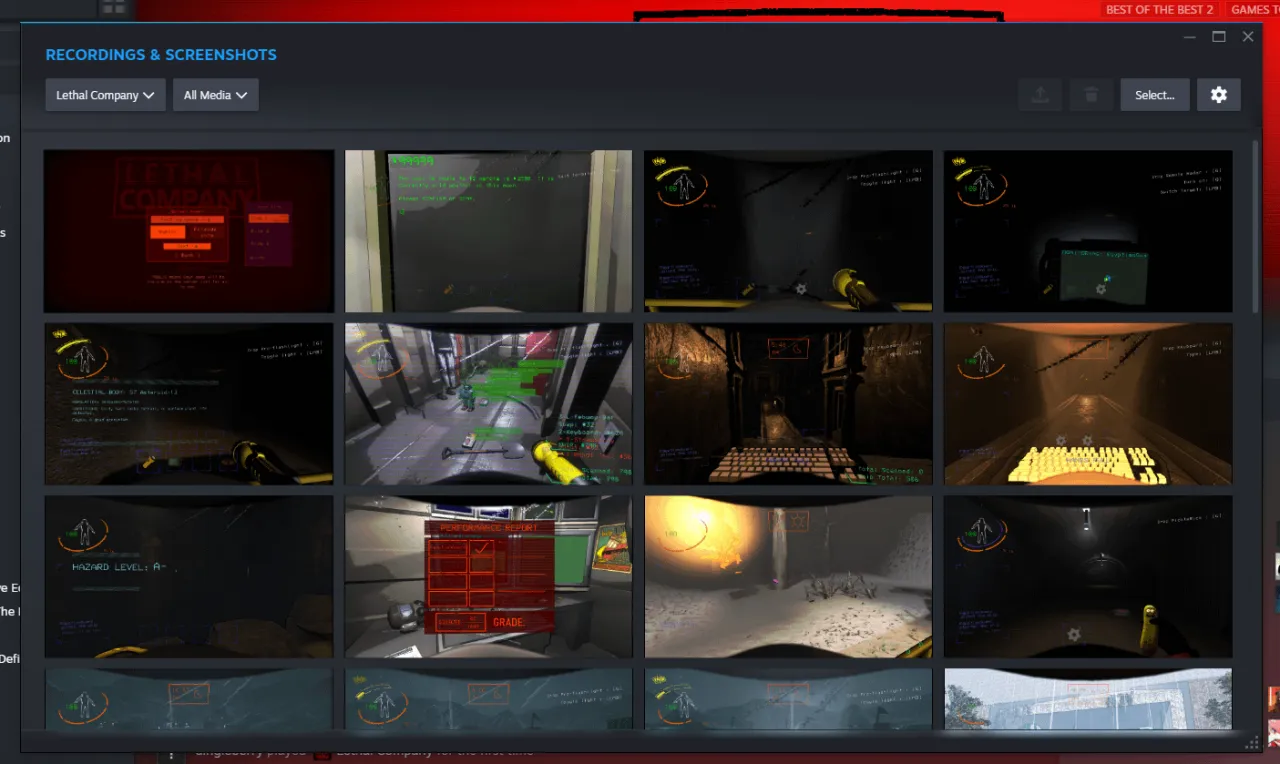 ustawienia Steam folder zrzut&oacute;w ekranu