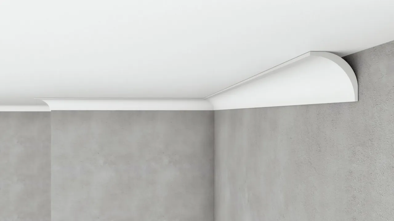 Szpachlowanie i malowanie listew styropianowych