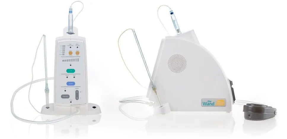 Znieczulenie komputerowe The Wand w gabinecie stomatologicznym