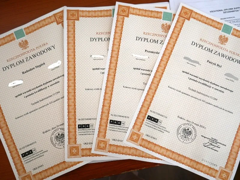 dyplom technikum geodezyjnego