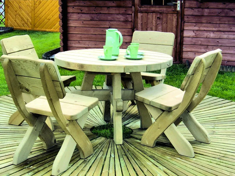 różne gatunki drewna na stół ogrodowy