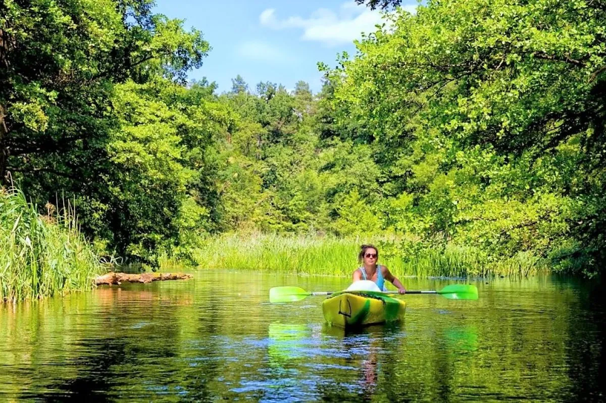 kajaki drwęca malownicze krajobrazy