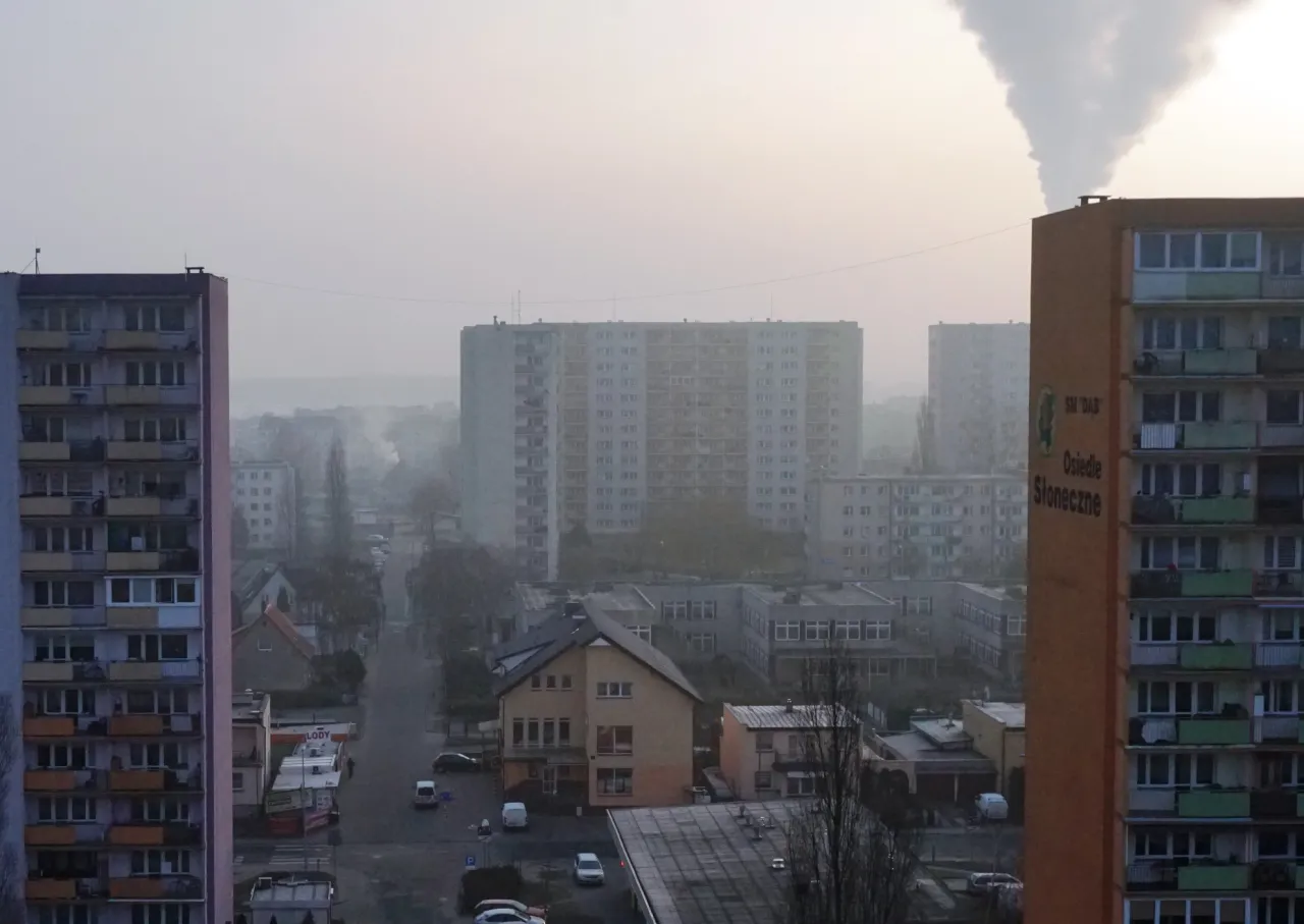 Smog w Szczecinie zanieczyszczenie powietrza