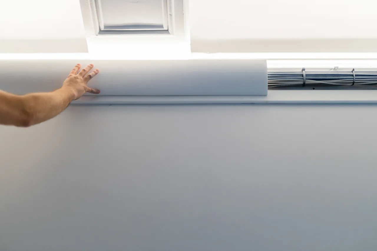 ukrywanie kabli kurtyny świetlnej