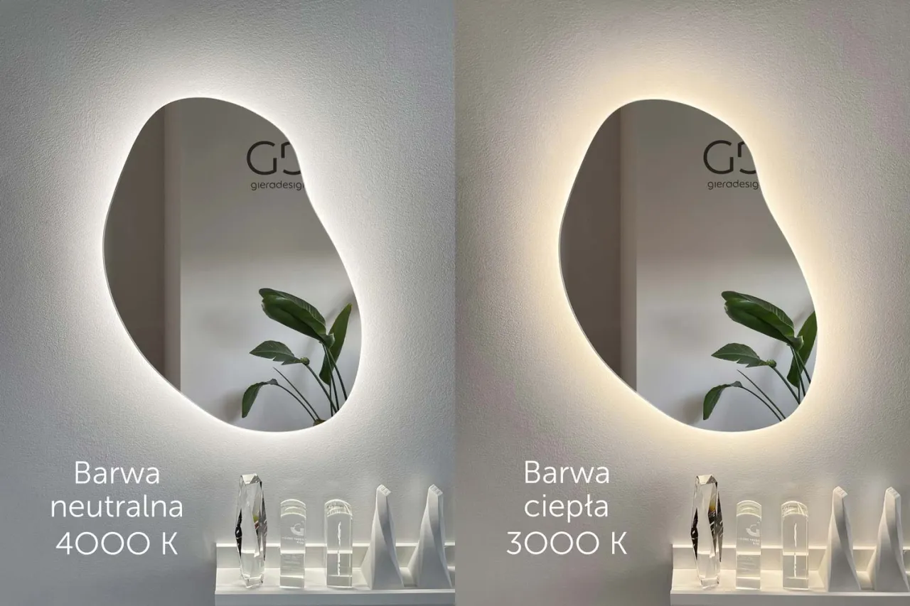 lustro płaskie kontra lustro krzywe por&oacute;wnanie