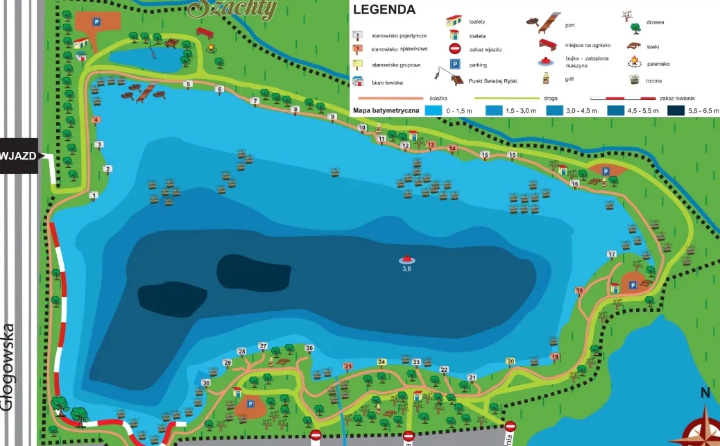 łowisko Szachty regulamin