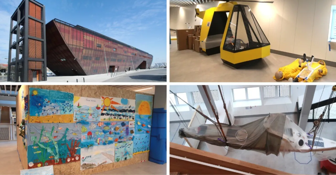 Morskie Centrum Nauki Szczecin wnętrze