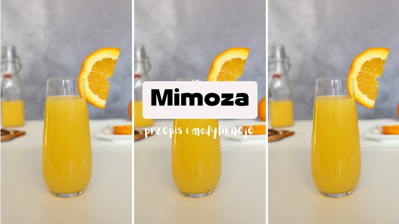 Różne wariacje drinka Mimoza z owocami